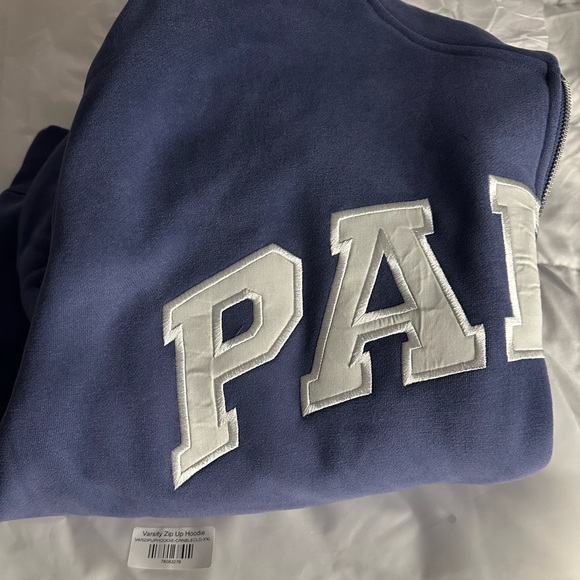 PARKE Hometown Varsity Fleece Zip Up Hoodie NWT - Picture 7 of 7